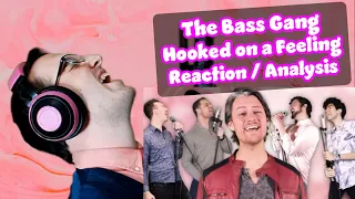 I'm HOOKED on this COVER!! | The Bass Gang ft Tim Foust - Hooked on a Feeling | Acapella Reaction