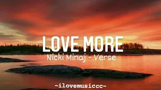 Nicki Minaj - Love More [Verse - Lyrics]