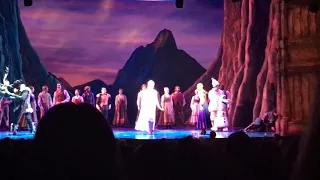 Curtain call and Let It Go, Broadway