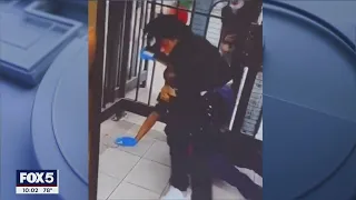 Teens brawl with cops in subway station