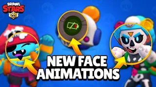 New Animated Faces in Brawl Stars | Nani, Rosa Gene & More #GoldArmGang