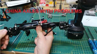 PROBLEMS with RC Crawler Wraith China Clone Axles from Fimonda