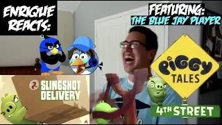 Enrique Reacts: "Piggy Tales: 4th Street - S4, E2 - Slingshot Delivery" (FEAT: The Blue Jay Player!)