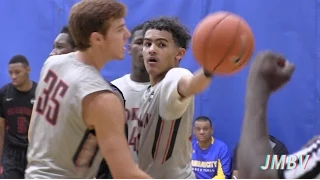 Trae Young Making a case for #1 2017 PG at Peach Jam! Mixtape from 2 games