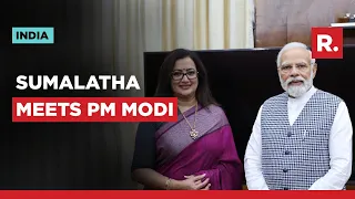 Actor-MP Sumalatha Ambareesh Meets PM Modi; Makes Political Position Clear | Karnataka Election