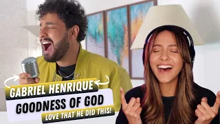 GABRIEL HENRIQUE - Goodness Of God (Cover) | REACTION!!