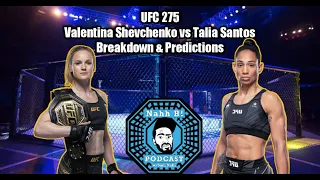 UFC 275 - Valentina Shevchenko vs Talia Santos - Breakdown & Prediction w/ Highlights !