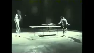 Bruce Lee Plays Ping Pong With Nun Chucks