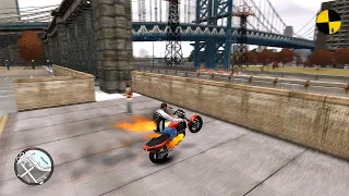 GTA 4 Motorcycle Ragdolls Crashes Ep.1