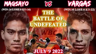 Mark Magsayo vs Rey Vargas Full Fight