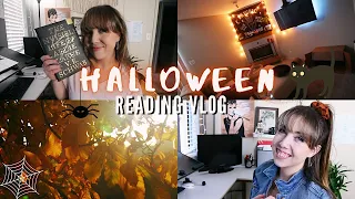 a spooky halloween reading vlog