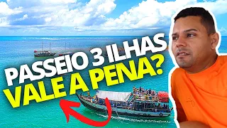 🤔Será que o Passeio COROA ALTA em Porto Seguro BA VALE A PENA? Famoso passeio de escuna nas 3 ilhas