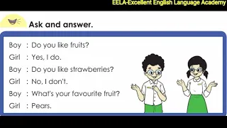 Grade-3,Unit-2,Lesson-1,Myfavouritefruitsandvegetables @eela-excellentenglish