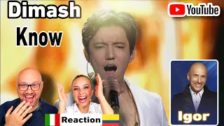 Dimash - Know ~ New Wave 2019 (🇮🇹Italian and 🇨🇴Colombian ❤️Reaction)