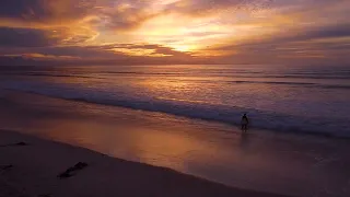 Beautiful Calm Sunrise Over Muizenberg Beach