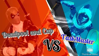 Deadpool and Cap VS TaskMaster (stop motion)