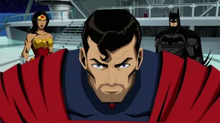 Superman,Wonder Woman and Batman debating Joker's death 1/3 | Injustice Animate Movie (2021)