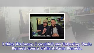 Mp paula bennett imitates comedian tom sainsbury imitating her