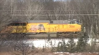 UP 3061 (EMD SD70ACe-T4) leads the MSSCN w/ an AWESOME Horn