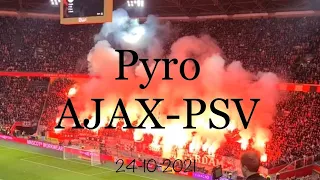 Pyro AJAX-PSV with tifo!! 24-10-2021 (5-0)