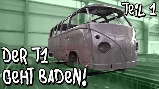 The T1 Samba body takes a bath! Visiting the paint stripping company CARBLAST | Philipp Kaess |