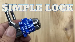 Simple 4 Digit Padlock