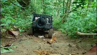 Petualangan Menuju Air Terjun | Jeep Rubicon | MN128 | 1/12 Scale