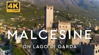 Lago di Garda, Castello Scaligero in MALCESINE, Italy 🇮🇹 [4K]