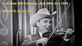 Bob Wills and band on WFAA-TV in Dallas - mid 1960's. Enhanced picture and sound