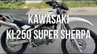 Состояние мотоцикла Kawasaki KL250 Super Sherpa 6618 км