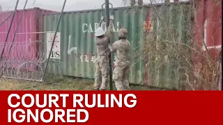 Texas ignores Supreme Court ruling, continues adding razor wire along border