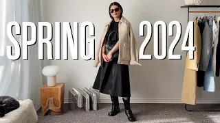 SPRING 2024 OUTFIT IDEAS | Transitional Weather Looks feat. COS, WConcept, Acne Studios, Margiela