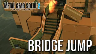 How to make the 1-2 Connecting Bridge jump in MGS2 (AK Suppressor location)