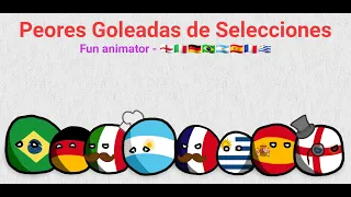 Peores Goleadas de las Selecciones - Fun animator