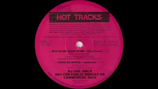 Tina Turner - Better Be Good To Me 12" Hot Tracks Extended Dance Version