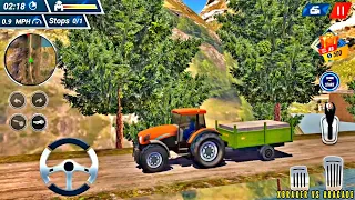 Offroad Tractor Farming Simulator - Red Tractor Driving - Best Android Gameplay