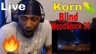 First Reaction to Korn - Blind Woodstock 99 | REACTION