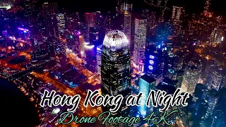 Hong kong 4k drone night | Hong Kong Night View