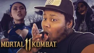 Mortal Kombat 11 Kitana & D'vorah Reveal Trailer REACTION