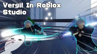 I was bored so I made Vergil in Roblox Studio