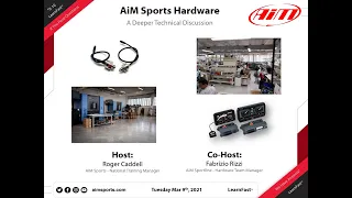 2-10 AiM Sports Hardware - Live Webinar with Fabrizio Rizzi - 3/9/2021