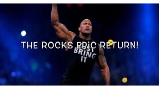 The Rock's return to WWE Raw on October 6th, 2014! - LIVE!