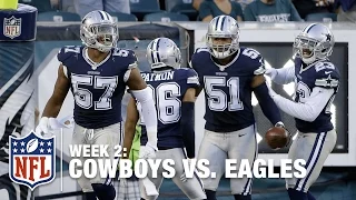 Cowboys Block the Eagles Punt, Return it for a TD! | Cowboys vs. Eagles | NFL