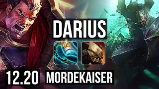 DARIUS vs MORDEKAISER (TOP) | 9/0/5, Legendary, 300+ games | EUW Master | 12.20