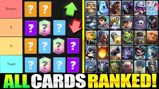 *NEW!* RANKING EVERY CARD in CLASH ROYALE!! 2020 TIER LIST RANKING!!