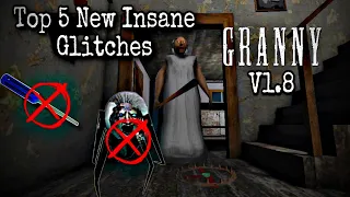 Top 5 New Insane Glitches in Granny V1.8