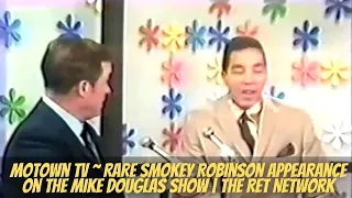 Motown TV ~ Rare Smokey Robinson appearance on The Mike Douglas Show | The Ret Network