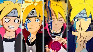 All Boruto Transformations & Ultimate Jutsus Evolution (4K) 2017-2024