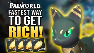 Palworld - GET RICH TRICK - Make MILLIONS of GOLD EASY! - Early Game Guide - How To Get Gold Fast