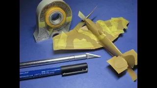 Masking Model Kit Camouflage -Demonstration-